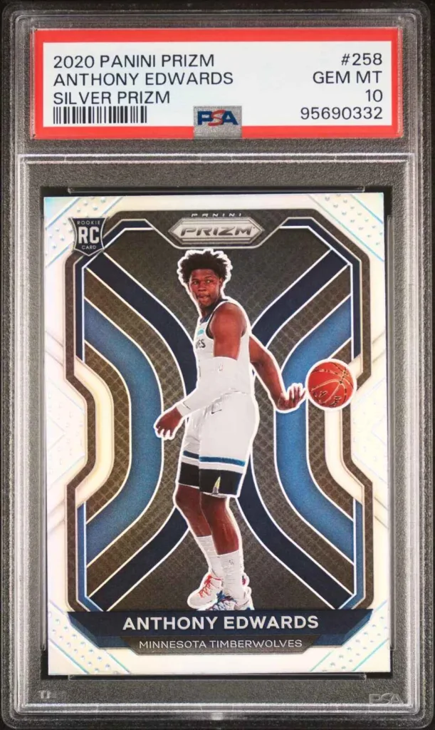 Anthony Edwards silver prizm