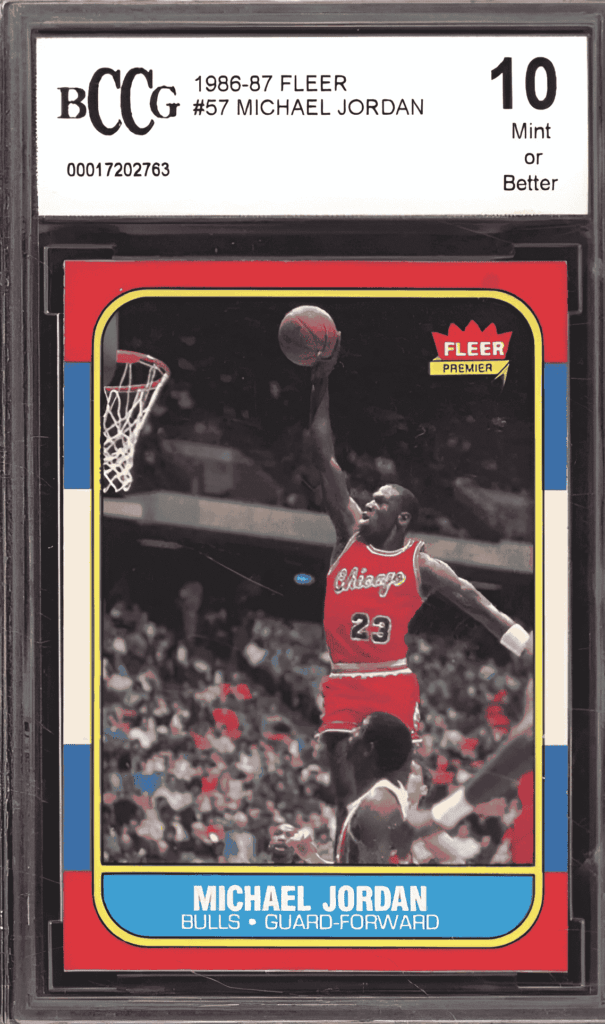 Michael Jordan NBA trading card