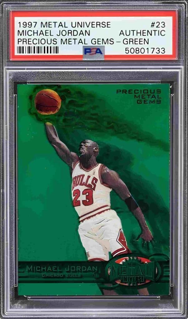 Micheal Jordan Precious Metal Gems NBA Trading cards