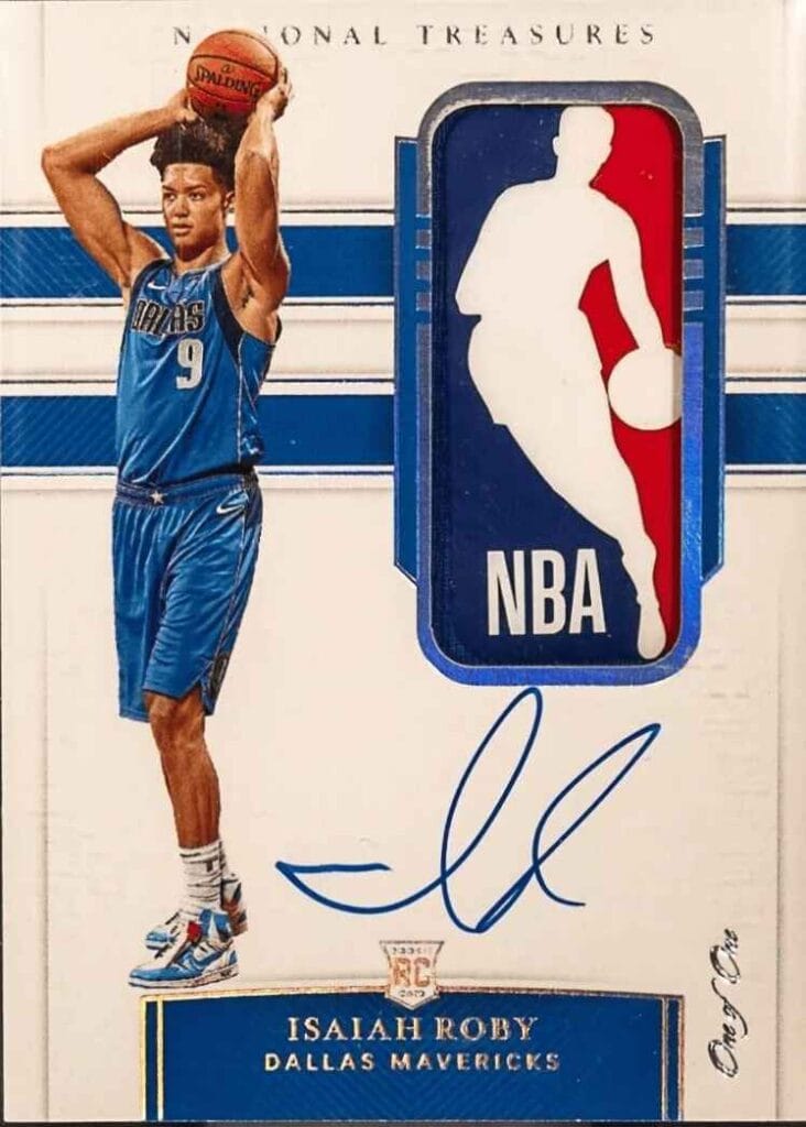 Isaiah Roby NT Logoman NBA trading card