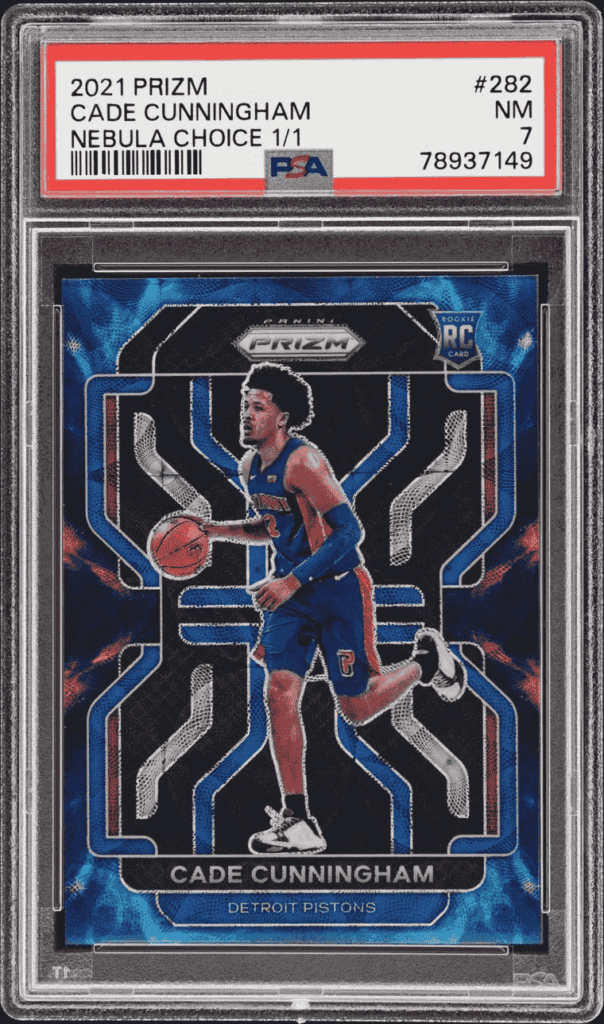 Cade Cunningham panini prizm Rookie NBA trading card