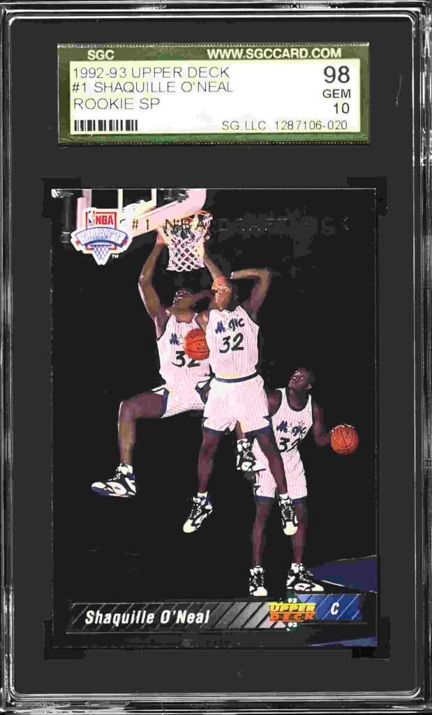 Shaquille O'Neal Upper Deck Rookie NBA Trading Cards