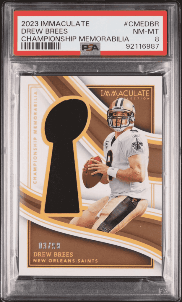 Panini Immaculate memorabilia card